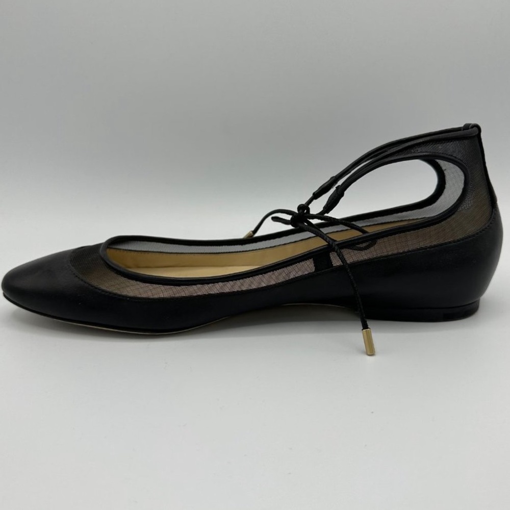 ✨ HP ✨ JIMMY CHOO TYLER BALLET FLAT W/ANKLE TIE (39) - Picture 7 of 13